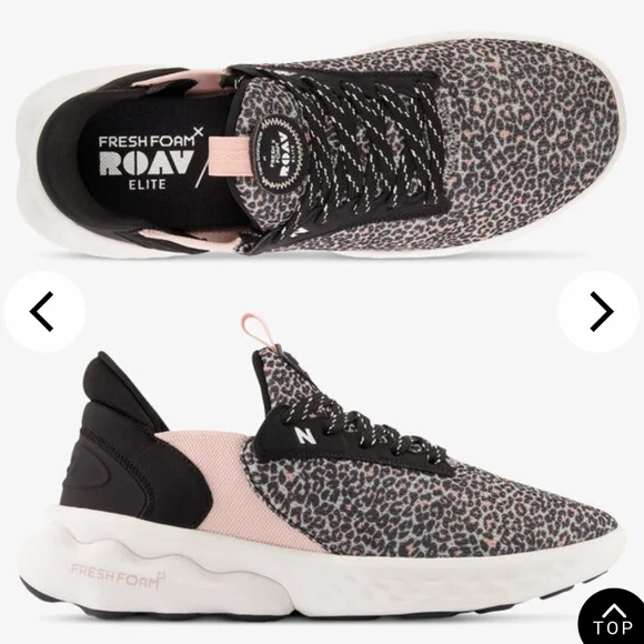 New Balance Fresh Foam Roav Elite Leopard Sneakers - Picture 1 of 3